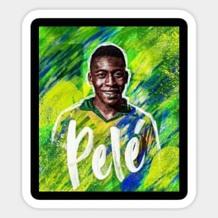 Pele Illustration Sticker